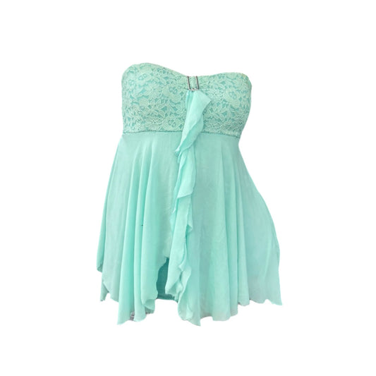 babydoll top turquoise